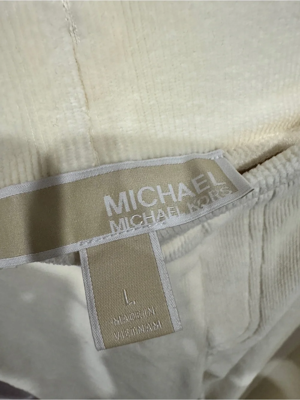 Michael Kors Cream Women’s Stretch Pants- Comfortable Everyday Slim Fit
